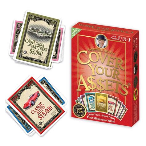 Cozyandmore Cover Your Assets Card Game,Fun Family-Friendly Set ...