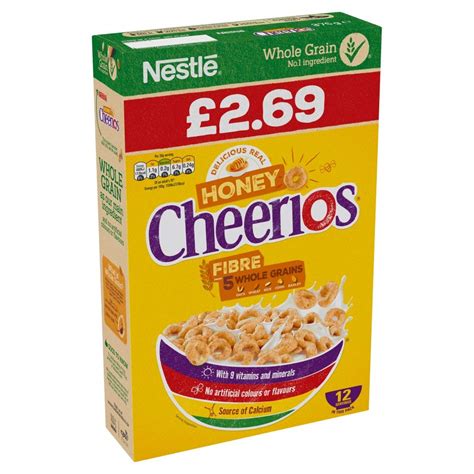 Nestle Whole Grain Honey Cheerios Cereal, 375 g : Amazon.in: Grocery ...