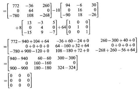 Cayley-Hamilton Theorem - Worked Example Problems
