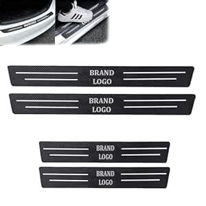 ACMUST 4 Pcs Carbon Fiber Wrap Anti Scratch PPF Film Car Protection ...