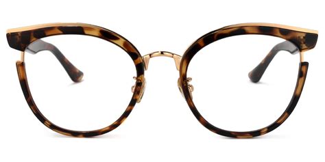 Laraine Cateye Green Eyeglasses & Metal Frames