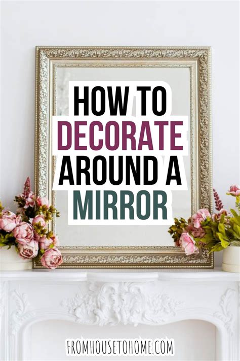 How To Decorate Around A Mirror | Mirror gallery wall, Mirror design ...