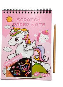 AKFLICKS Cartoon Printed Scratch Paper Regular Notebook Plain 10 Pages ...