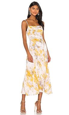 ASTR the Label Journey Dress in Lemon Pink Tie Dye | REVOLVE