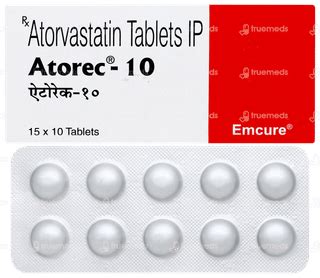 Atorec 10 Tablet: Uses, Side Effects, Price & Substitutes