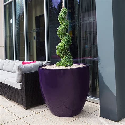 Large Round Outdoor Planters