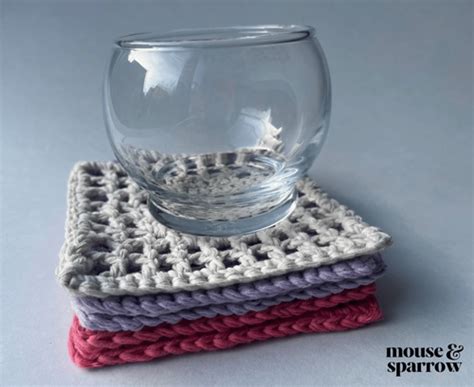 DIY Tutorial Crochet Coaster 的图像结果
