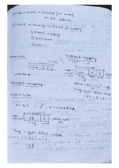 MCA Unit-2,3 - Modern computer architecture - i) Main memory 9050KB (32 ...