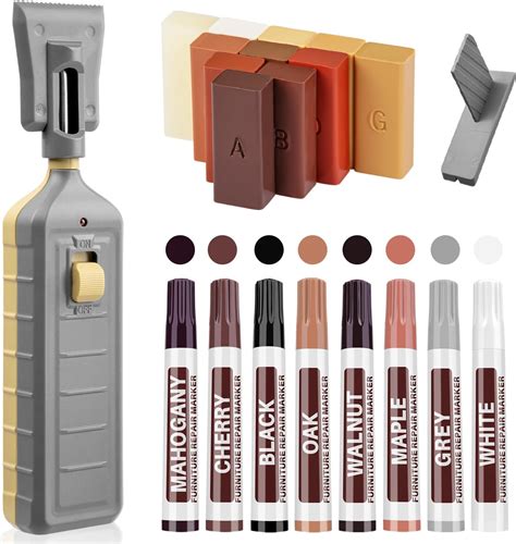 Amazon.com: Vinyl Floor Repair Kit with Heat Pen,Wood Filler Set of 21 ...