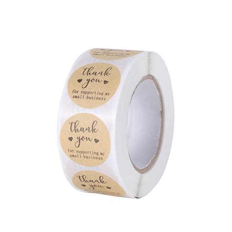 SICOTAS 100-500pcs Transparent Labels Thank You for India | Ubuy