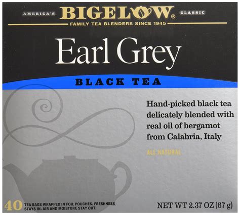 Bigelow Earl Grey Tea, 40 Ct - Walmart.com