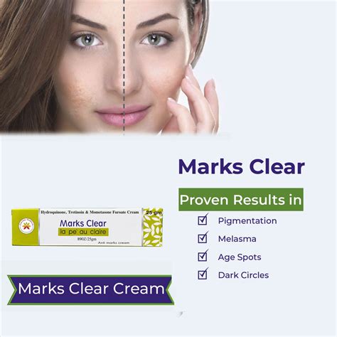 Marks Clear Cream for Scars, Dark Spot, Pimples And Acne, Black Heads ...