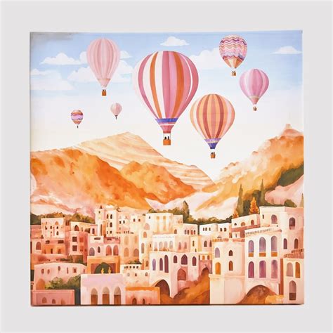 Buy Breeza Wonder Set of 5 Canvas City Landscape Picture Frames from ...