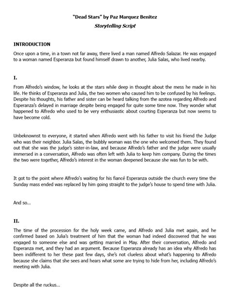 Image result for Script Story Example 30-Page