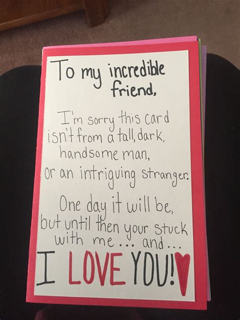 Valentine's Day Card for Best Friend