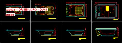Jacuzzi dwg projesi - Autocad Projeler