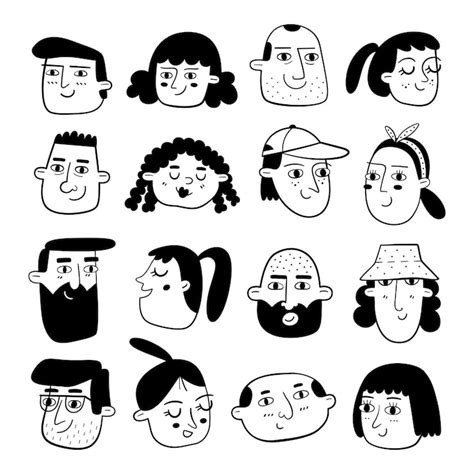 Character doodle Images - Free Download on Freepik