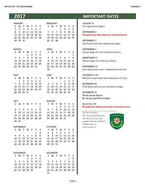 Ttu 2024 Academic Calendar - Printable Calendars AT A GLANCE