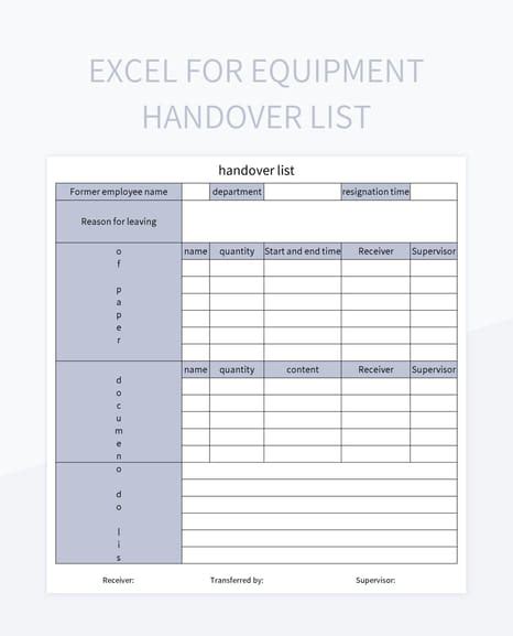Image result for HandOver TakeOver Template