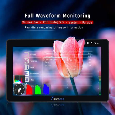 Buy Timbrecod DC-80 7 inch Touchscreen DSLR Camera Field Monitor Full ...