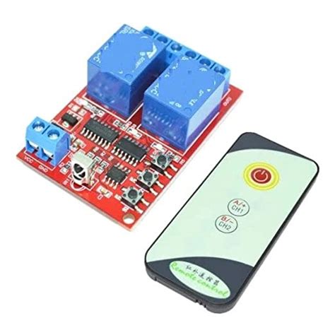 2 Channel DC 12V IR Infrared Remote Control Switch High-current Relay ...