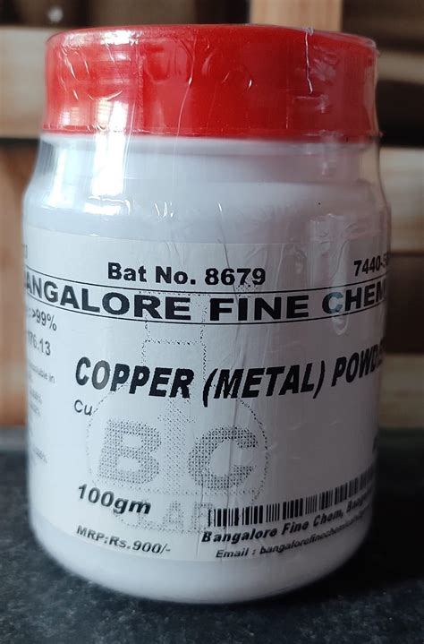 QUALI-TECH CHEM Copper Metal (Powder) (100 GM) : Amazon.in: Industrial ...