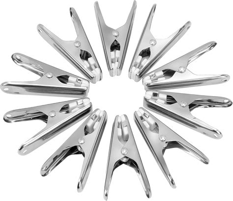 Stainless Steel Clothes Pegs 40pc Metal Clothes Pegs for Washing Line ...