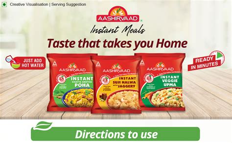 Aashirvaad Instant Khatta Meetha Poha, 60g, Ready to Eat Poha | 5 Mins ...