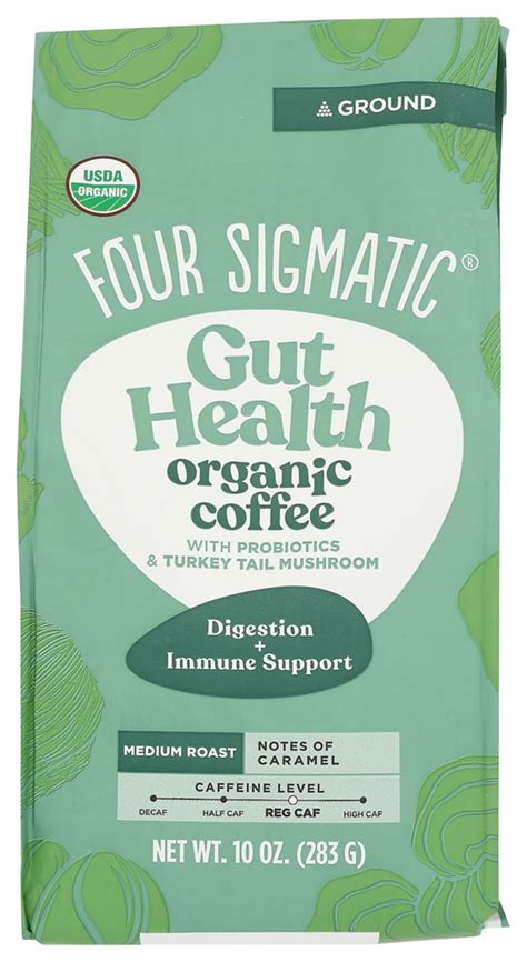 Four Sigmatic Ground Coffee With Probiotics & Turkey Trail Mushrooms ...