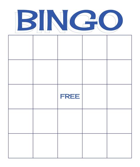 10 best free printable bingo template – Artofit