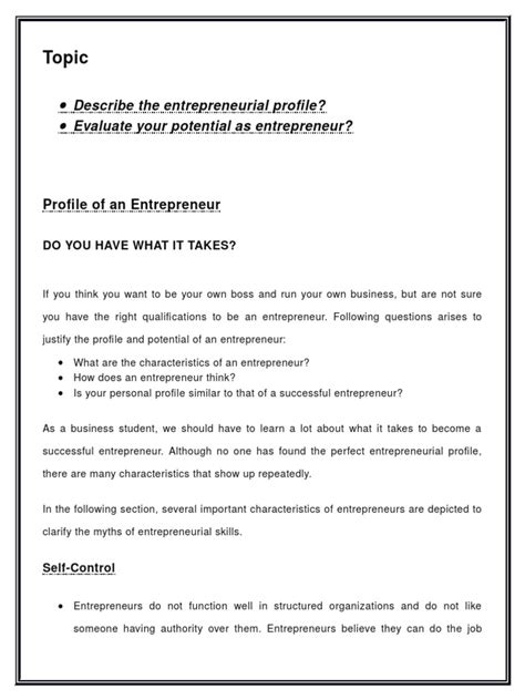 Example of Entrepreneur Profile 的图像结果