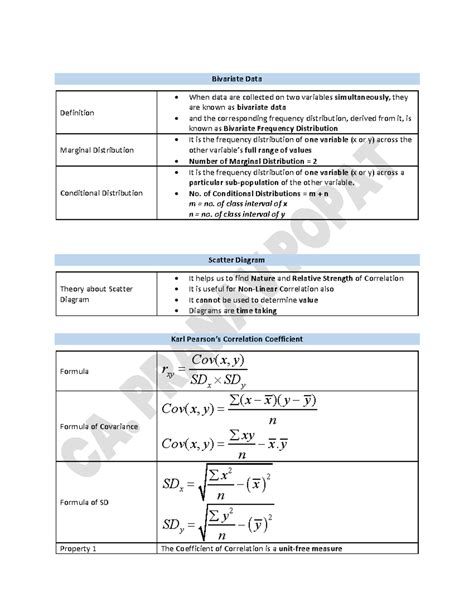 Maths Chapter 17: Correlation and Regression Notes (Pranav Sir) - Studocu