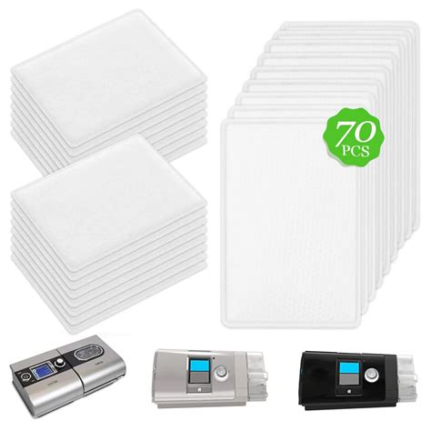 HASTHIP® 70Pcs Filters for CPAP Machine Replacement Cotton Filters Only ...
