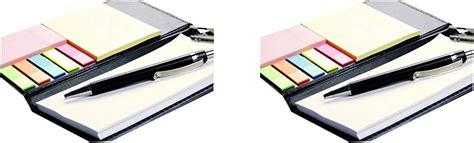 COI Memo Note Pad/Memo Note Book with Sticky Notes & Clip Holder in ...