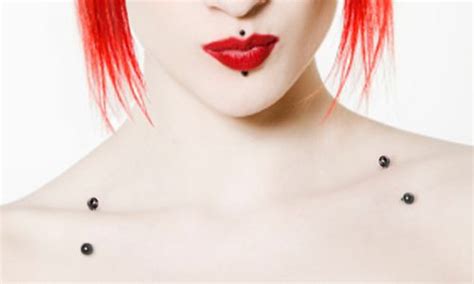 Collar Bone Piercing Information & Cool Examples | Collar bone piercing ...