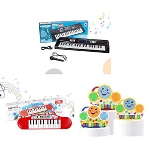 Buy Gooyo GY-430A1 Portable Musical Piano Keyboard, Black Color & Gooyo ...