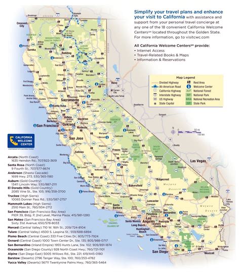 Map Of California National Parks And Monuments