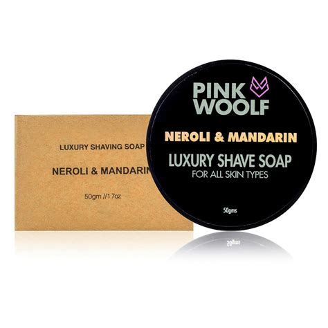 Pink Woolf Luxury Shaving Soap For Men | Classic Zesty Fragrance ...