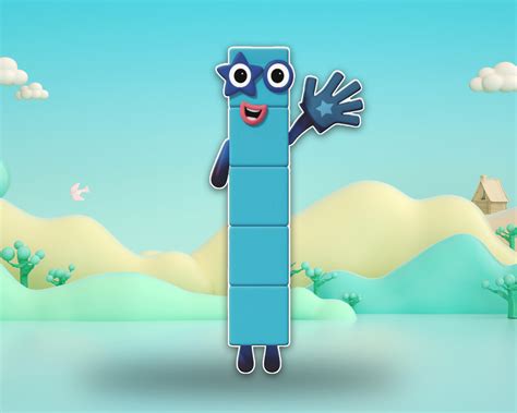 Number Blocks Theme Cutout - 05 | Kids birthday party – Party Supplies ...