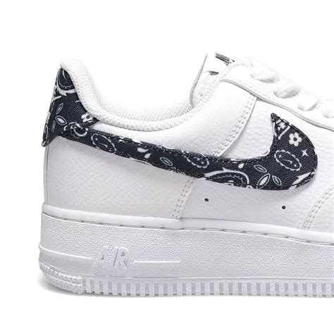 NIKE W AIR FORCE 1 '07 ESS WHITE/BLACK-WHITE-WHITE 22SP-I（ナイキ ウィメンズ エア ...