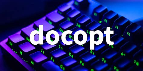 Image result for Docopt Python Package