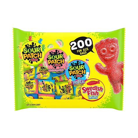 Sour Patch Kids & Swedish Fish Mini Candy Variety, 200 pk. | BJ's ...
