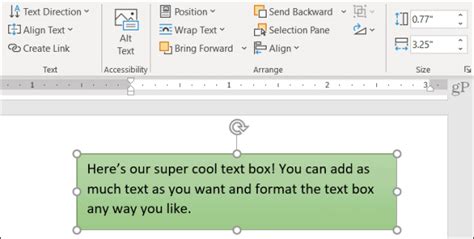 Image result for Format Text Box
