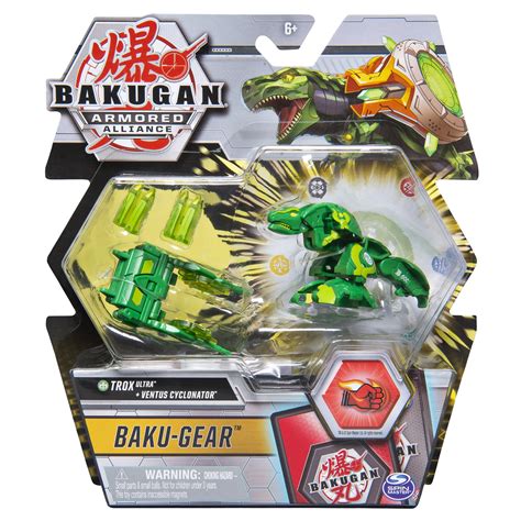 Buy Bakugan Ultra, Trox with Transforming Baku-Gear, Armored Alliance 3 ...