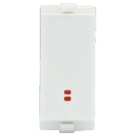 L&T [ Lauritz Knudsen ] enGem 6AX One Way Switch With Indicator 1M ...