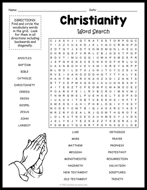 Christian Word Search Puzzles Bible Word Search Puzzles Vol 2 PLR