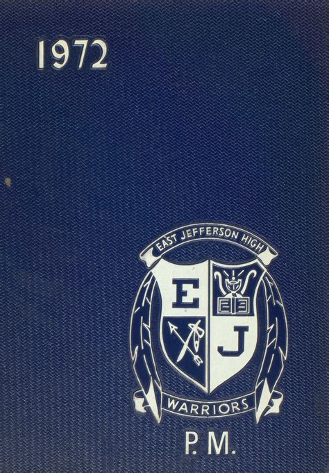 1972 yearbook from East Jefferson High School from Metairie, Louisiana