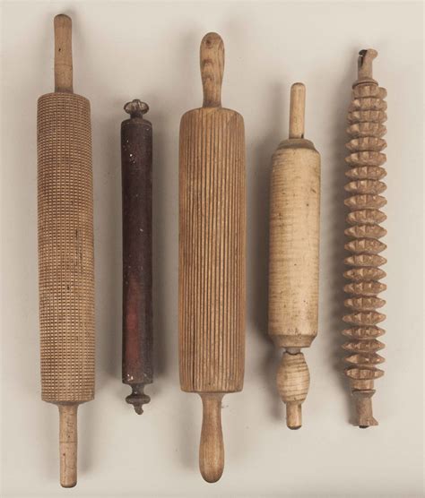Assorted Vintage Rolling Pins | Witherell's Auction House