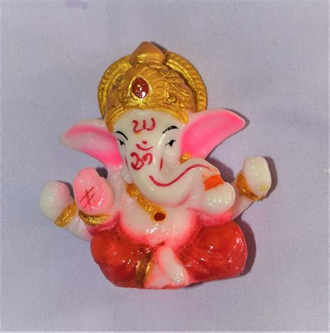 Buy CrazyGifts Lord Ganesha Statue for Car Dashboard with Double Sided ...