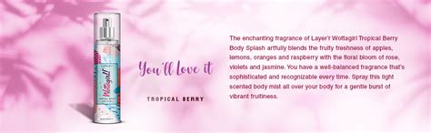 Buy Layer'r Wottagirl Tropical Berry Body Splash 135ml with Get ...